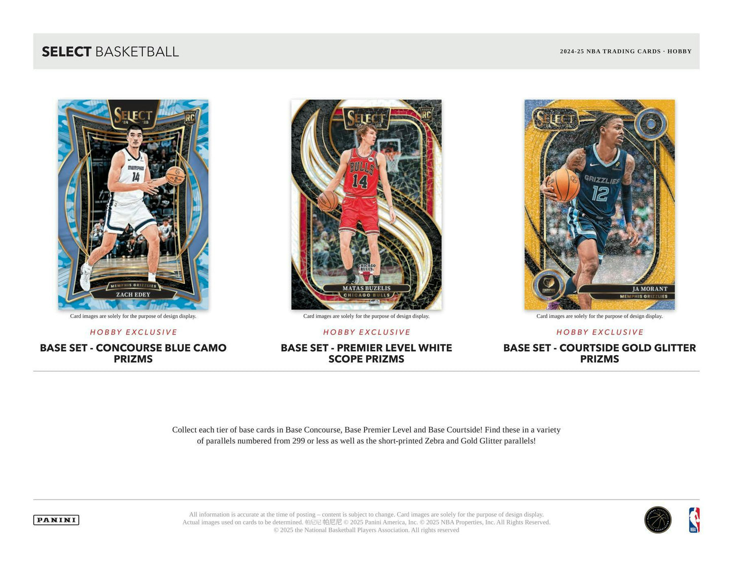 2024/25 Panini Select Basketball H2 Box