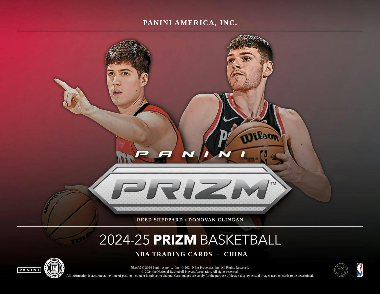 2024/25 Panini Prizm China Basketball Box