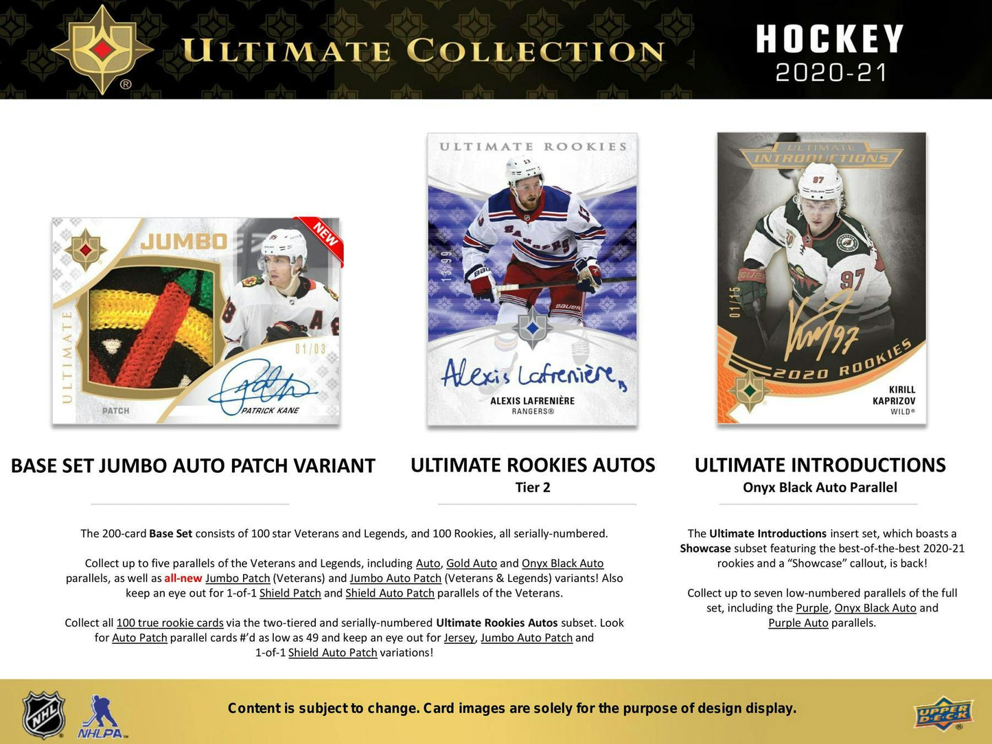 2020/21 Upper Deck Ultimate Collection Hockey Hobby Box