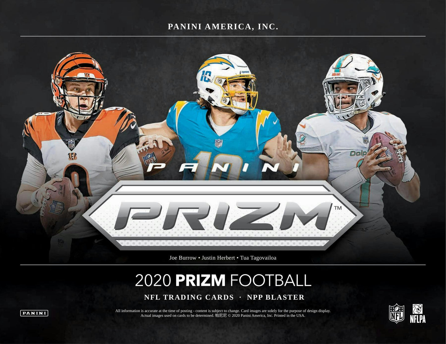 2020 Panini Prizm Football 6-Pack Blaster Box (Lazer Prizms)