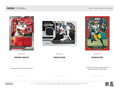 2020 Panini Prizm Football 6-Pack Blaster Box (Lazer Prizms)