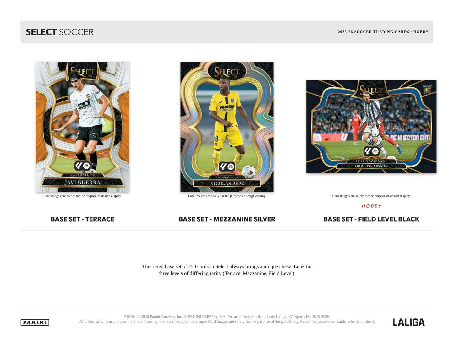 2025/26 Panini Select La Liga Soccer Hobby Box