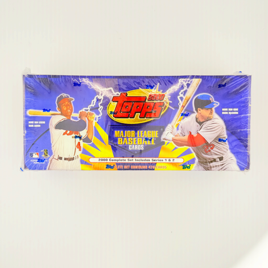 2000 Topps Mlb Baseball Complete Series 1-2 Factory Sealed Retail Set 478 Cards
