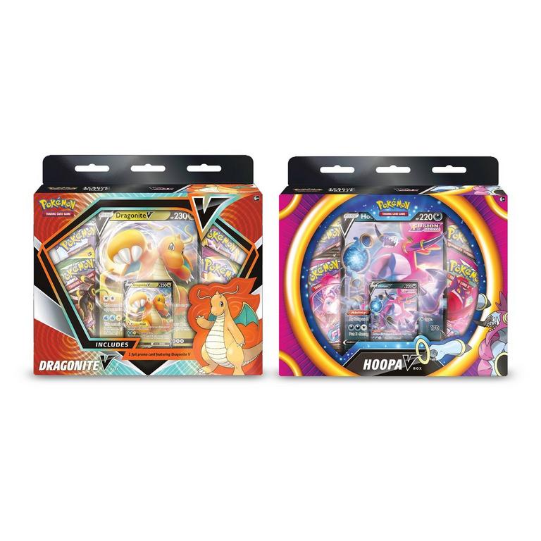 Pokemon Sword & Shield Fusion Strike Dragonite V Box or Hopa V Box (1 AT RANDOM)