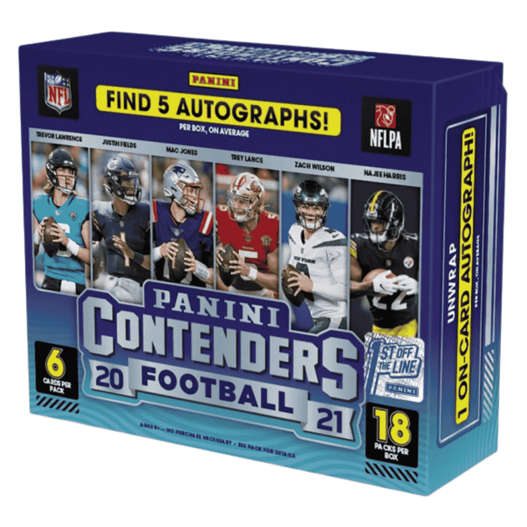 2021 Panini Contenders Football 1st Off The Line Hobby Box