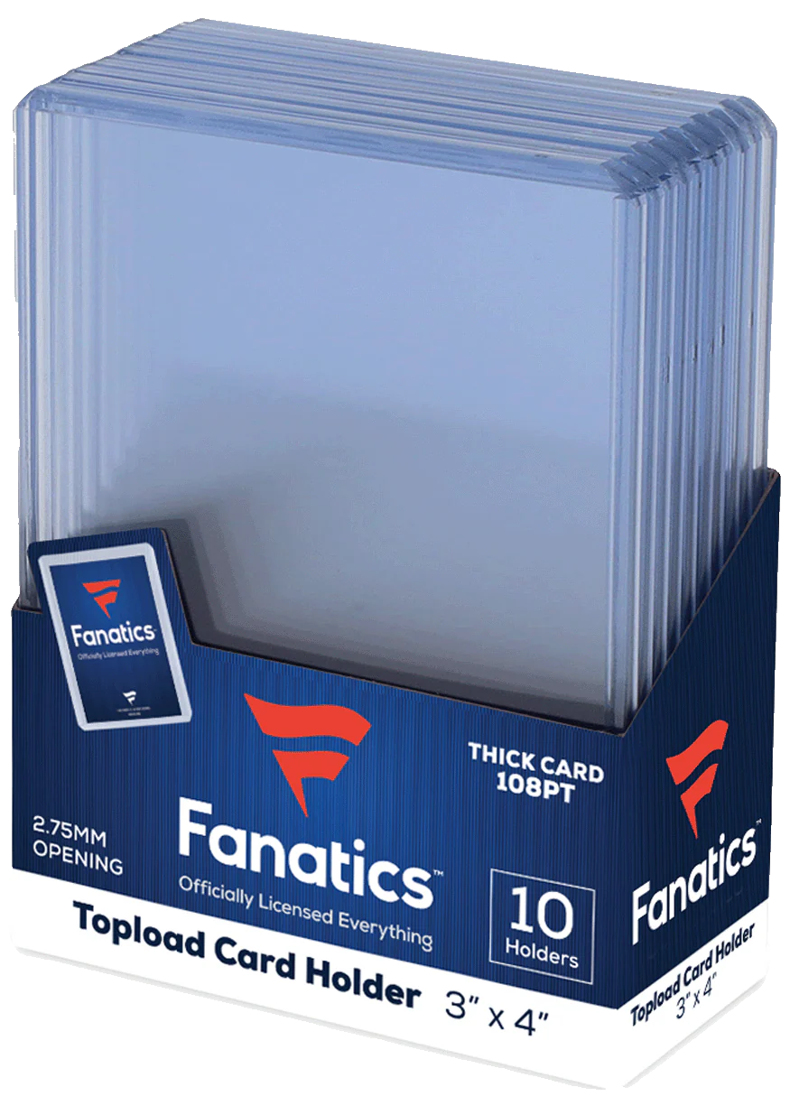 Fanatics Collectibles 108pt 3x4 Top Loader - 10 Count