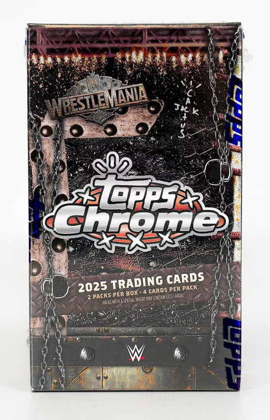 WWE 2025 Topps Chrome Wrestlemania X Cactus Jack
