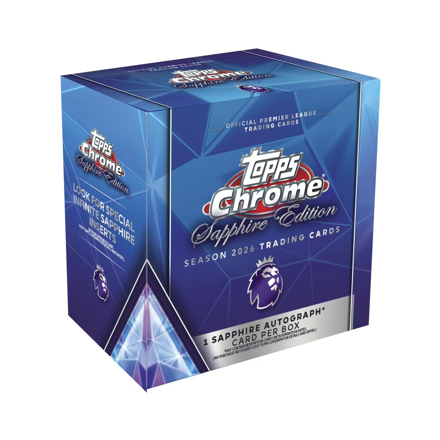 2026 Topps Chrome Premier League EPL Soccer Sapphire Edition Box