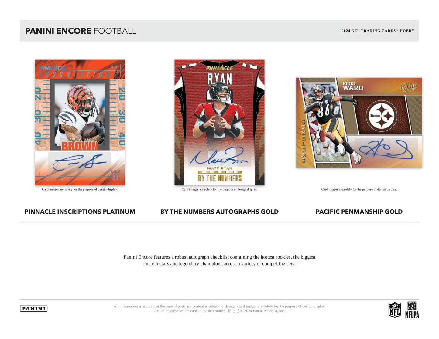 2024 Panini Encore Debut Edition Football Hobby Box