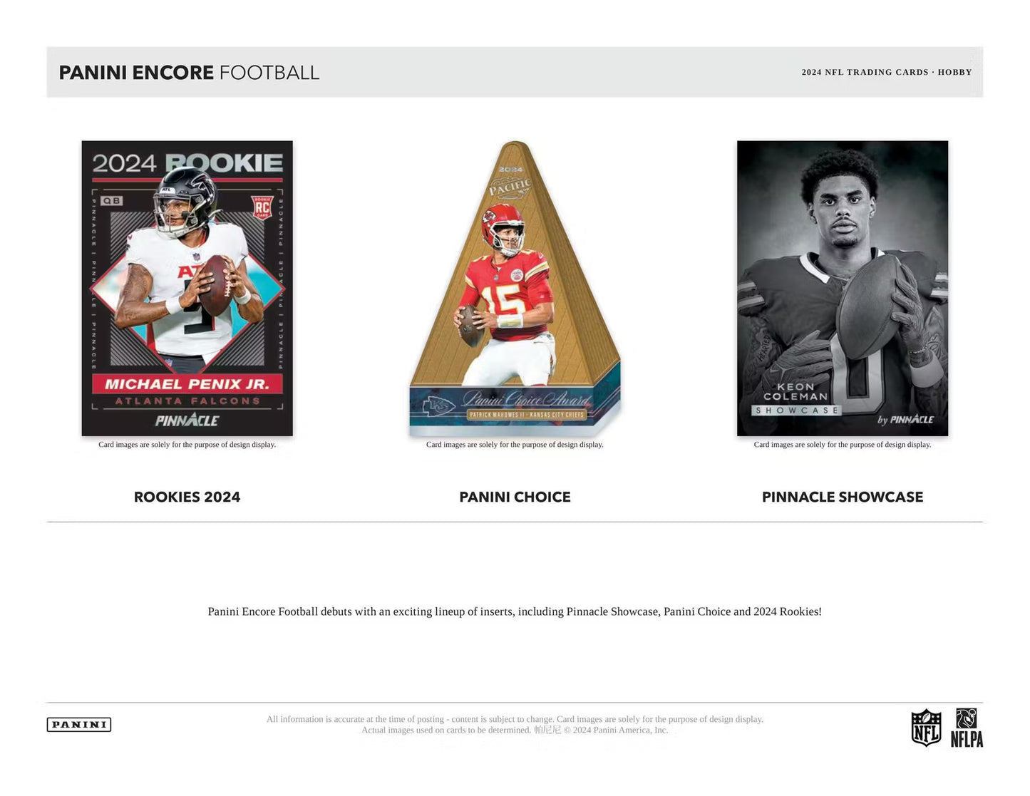 2024 Panini Encore Debut Edition Football Hobby Box