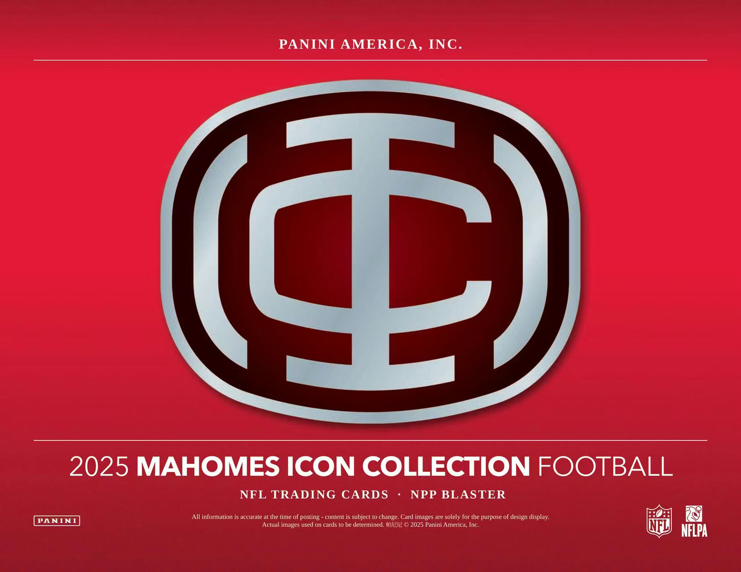 2025 Panini Mahomes Icon Collection Football Blaster Box
