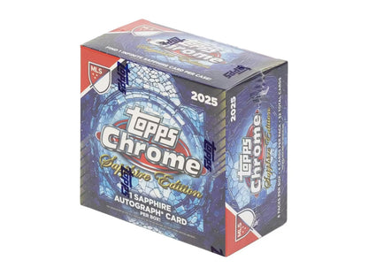 2025 Topps Chrome MLS Soccer Sapphire Edition Box
