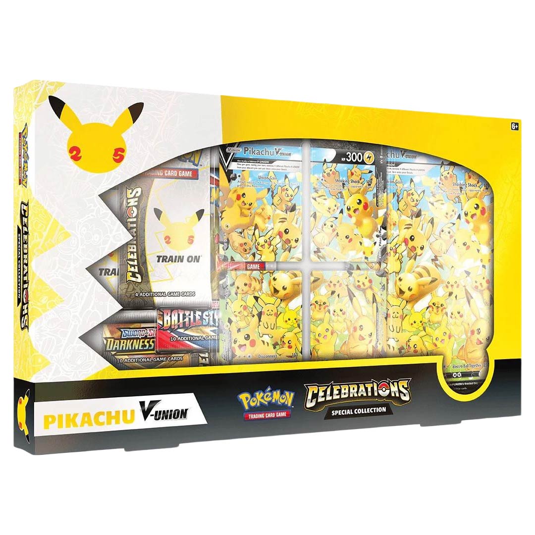 Pokemon Celebrations Pikachu V-UNION Special Collection box
