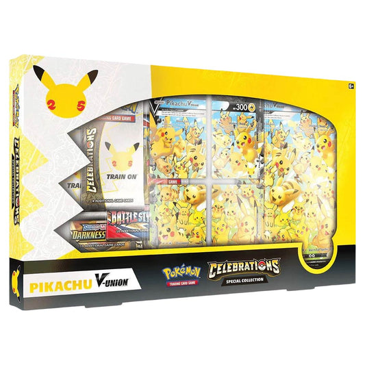 Pokemon Celebrations Pikachu V-UNION Special Collection box