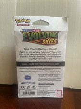 Pokemon TCG Sword & Shield Evolving Skies Hanger Box (3 Booster Packs)