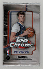 NBA Chrome 2025-2026 Blaster Pack (4 Cards)