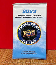 2023 Upper Deck National Hockey Card Day  Sealed Pack 5 Cards NHL