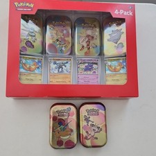 Pokémon TCG Scarlet & Violet 151 Mini Tin Raichu Machamp Gengar Dragonite