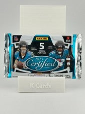 2025 Panini Certified Football Hobby Pack (5 Cards)