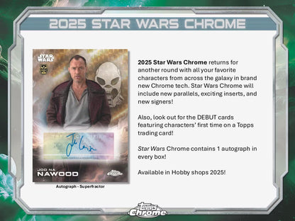 2025 Topps Chrome Star Wars Hobby