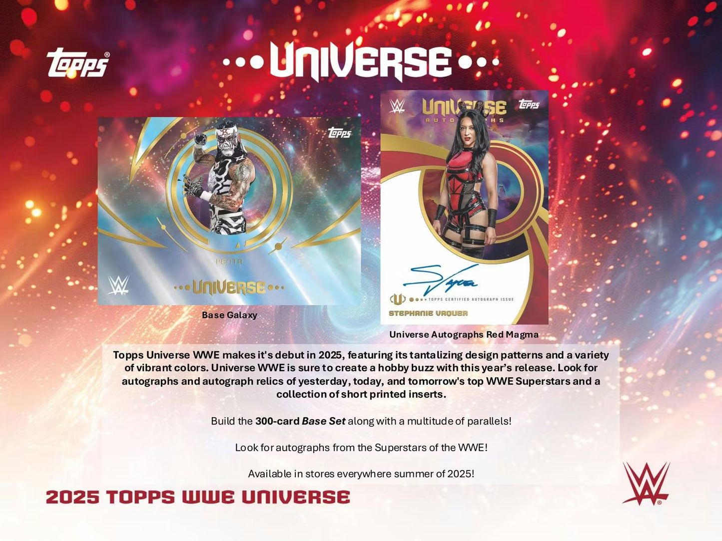 2025 Topps WWE Universe Wrestling 6-Pack Blaster Box