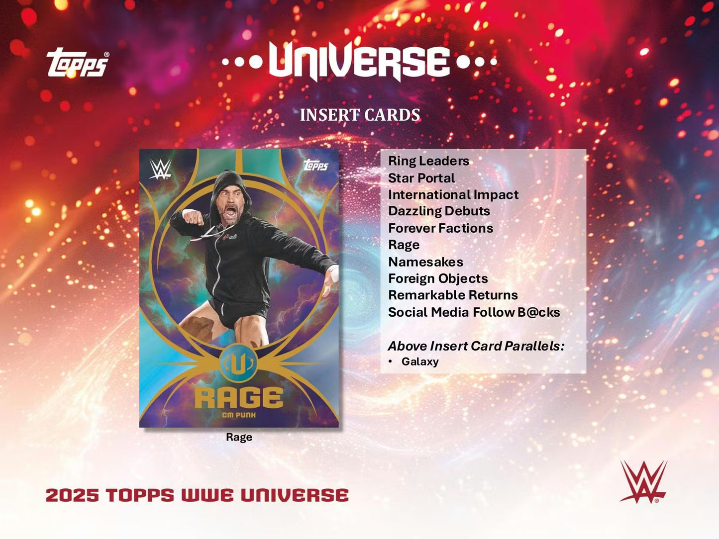 2025 Topps WWE Universe Wrestling 6-Pack Blaster Box