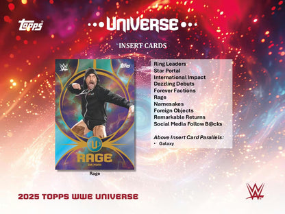 2025 Topps WWE Universe Wrestling 6-Pack Blaster Box