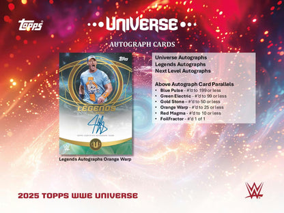 2025 Topps WWE Universe Wrestling 6-Pack Blaster Box